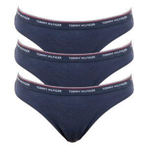 3PACK dámské kalhotky Tommy Hilfiger tmavě modré (UW0UW00043 416) XS