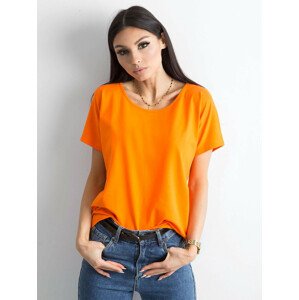 Dámské oranžové tričko M
