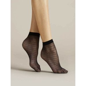 Dámské ponožky Fiore Anello G 1083 black/lurex univerzální