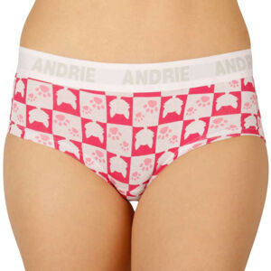Dámské kalhotky Andrie růžové (PS 2406 C) M