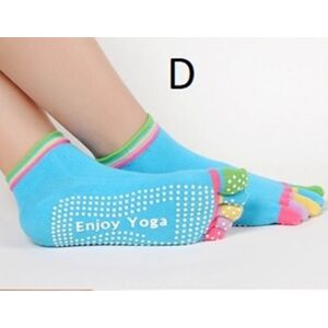 Ponožky s palci - na jógu, barva šedá uni velikost
