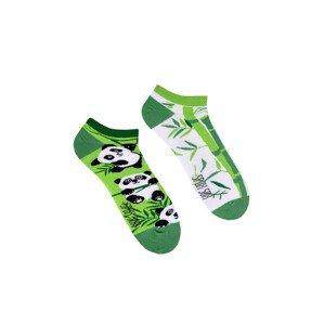Nepárové nízké ponožky Spox Sox Pandy 36-46 vícebarevný 36-39