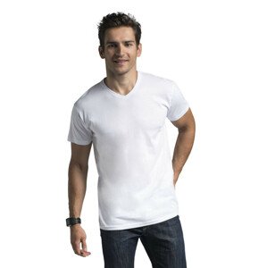 Pánské tričko M V-NECK 22155 - PROMOSTARS bílý XL