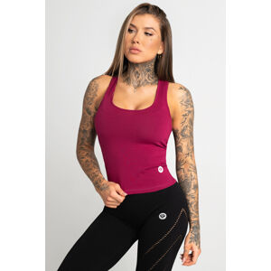 Gym Glamour Tank Top Beet Red S