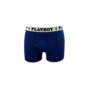 Pánské boxerky Playboy FUB 30-002 Boxer Brief námořnická modrá S