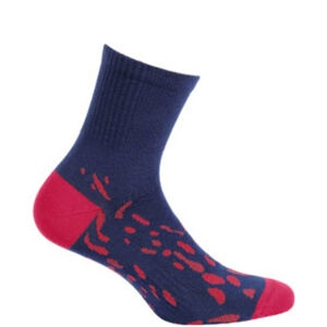 Krátké pánské/chlapecké vzorované ponožky AG+ NAVY 39-41