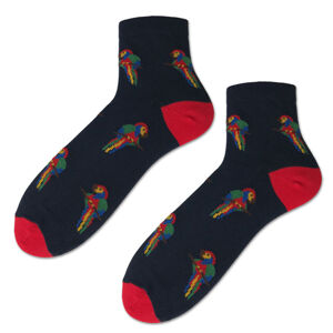 Pánské vzorované ponožky GRANATOWY 44-46