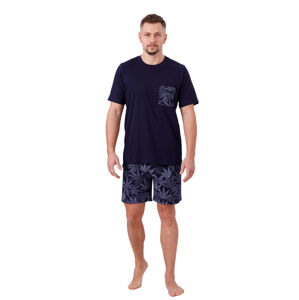 Pánské pyžamo TOMI 1064 GRANATOWY XL