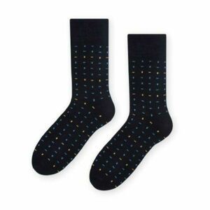 Ponožky k obleku - se vzorem 056 GRANATOWY 45-47
