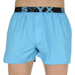 Pánské trenky Styx sportovní guma světle modré (B969) XXL