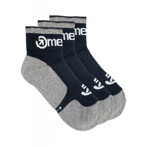 3PACK ponožky Meatfly vícebarevné (Middle Grey) M