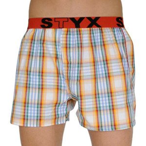 Pánské trenky Styx sportovní guma vícebarevné (B105) XL