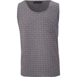 MARINE - Pánské triko bez rukávů - Grey mel - 2117