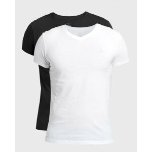 2PACK pánské tričko Gant černo/bílé (901002118-111) L
