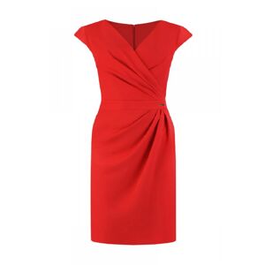 Dámské šaty Oktavia - Jersa červená 46