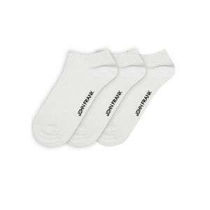 Pánské ponožky John Frank JF3SS01 3Pack UNI Bílá