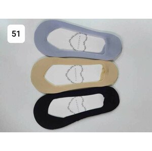 Dámské ponožky se vzorem 51 Bianco Univerzální