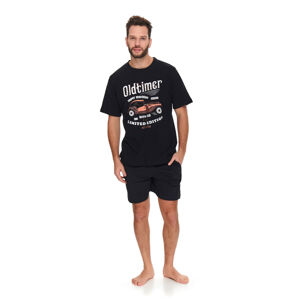 Pánské pyžamo PMB.9954 - Doctor nap černo-oranžová XL