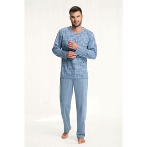 Pánské pyžamo 795 GRANATOWY XL