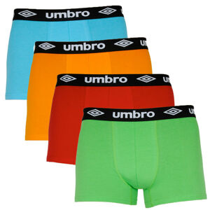 4PACK pánské boxerky Umbro vícebarevné (UMUM0317) XL