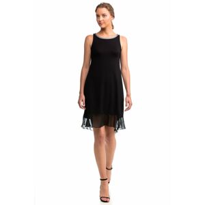 Vamp - Elegantní jednobarevné dámské šaty 14515 - Vamp černá XL