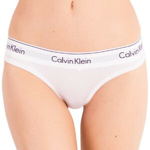 Dámská tanga Calvin Klein bílá (F3786E-100) XS