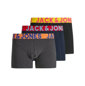 3PACK pánské boxerky Jack and Jones vícebarevné (12151349) XL