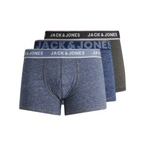 3PACK pánské boxerky Jack and Jones vícebarevné (12168858) XL