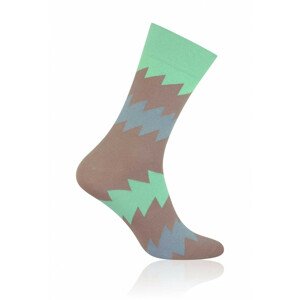 Pánské ponožky More Elegant 079 turkusowy ciemny 43-46