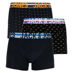 3PACK pánské boxerky Jack and Jones vícebarevné (12151351) XL