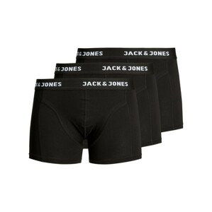 3PACK pánské boxerky Jack and Jones černé (12171944) M