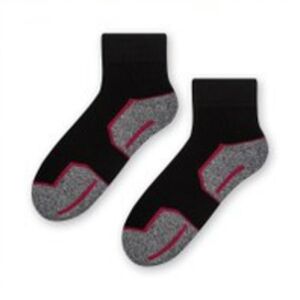 Ponožky na kolo 040 CZERŃ/MELANŻ 41-43