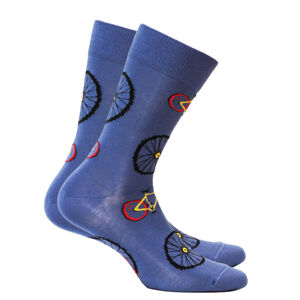 Vzorované pánské ponožky PERFECT MAN-CASUAL džínovina 42-44