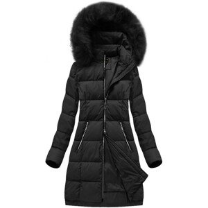 Černá dámská zimní bunda (7702BIG) czarny 54