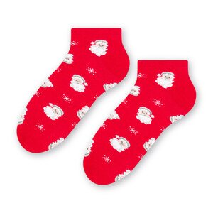 Dámské ponožky 136 BLACK\RED 35-37