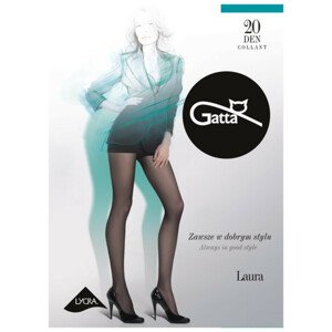Dámské punčochové kalhoty LAURA 20 - LYCRA roz.6 grafit 6-XXL