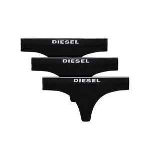 3PACK dámská tanga Diesel černá (00SE0K-0EAUF-E4101) L