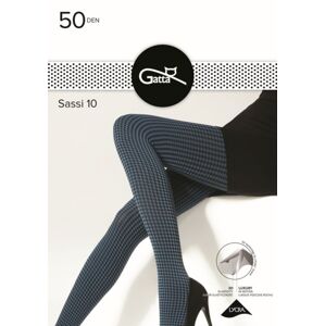 Dámské vzorované punčochové kalhoty SASSI MIDNIGHT.N 2-S
