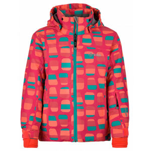 Dívčí lyžařská bunda Genovesa-jg tmavě růžová - Kilpi 134