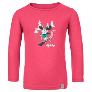 Dětské bavlněné tričko Lero-j růžová - Kilpi 98
