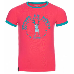 Dívčí tričko Mercy-jg růžová - Kilpi 110