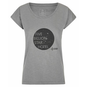 Dámské bavlněné tričko Star-w světle šedá - Kilpi 44