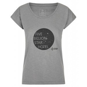 Dámské bavlněné tričko Star-w světle šedá - Kilpi 42