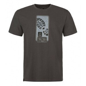 Pánské bavlněné tričko Booty-m tmavě šedá - Kilpi S