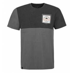 Pánské bavlněné tričko Melang-m tmavě šedá - Kilpi 3XL