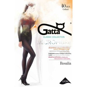 Punčochové kalhoty Gatta Rosalia 40 nero 5-xl