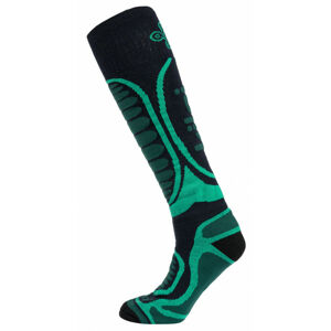 Unisex lyžařské ponožky Anxo-u tyrkysová - Kilpi 35