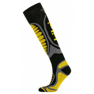 Unisex lyžařské ponožky Anxo-u žlutá - Kilpi 39