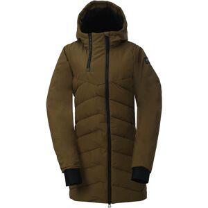 ELLANDA - dámský zateplený kabát - army - 2117 XS