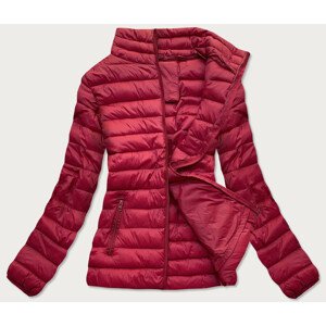 Lehká prošívaná dámská bunda v bordó barvě (20311) czerwony XL (42)